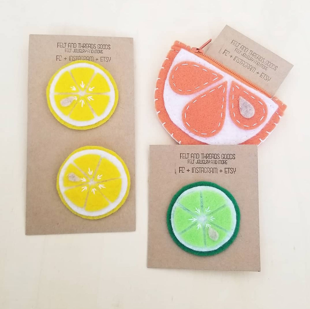 Felt and Threads Goods Citrus Collection